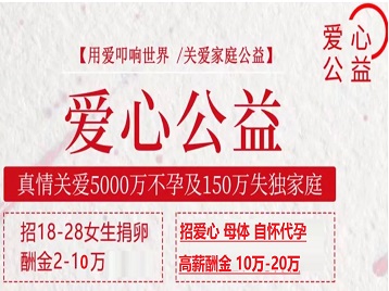 城厢捐卵助孕生子 爱心志愿者招募